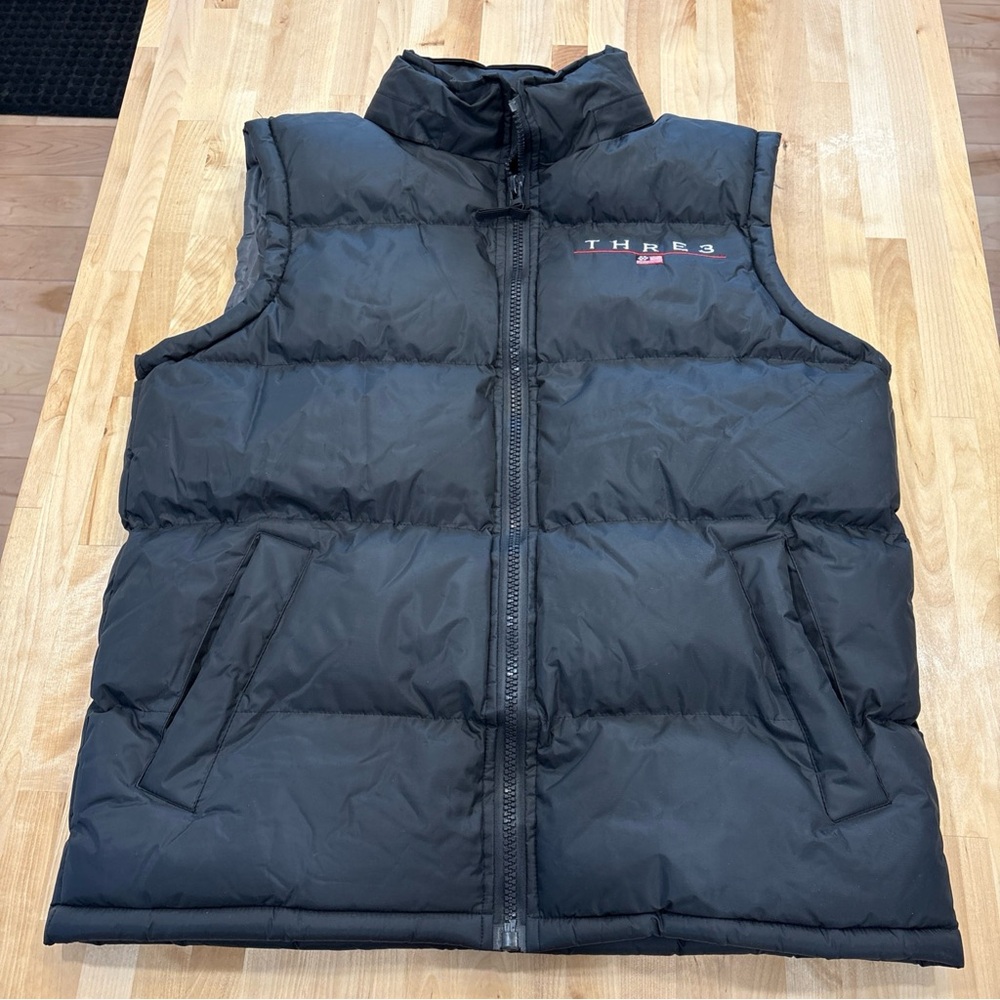Black Men's Puffer Vest